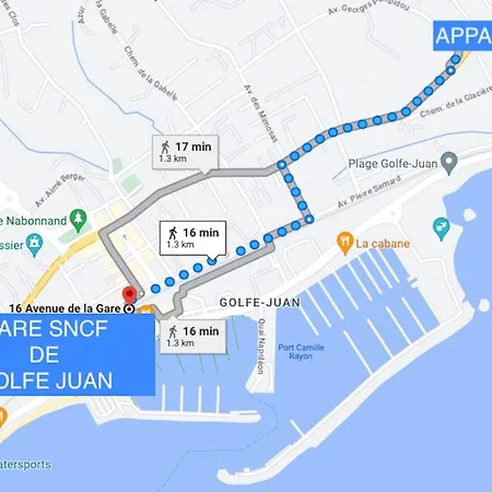 Appartement Cosy 1 Bed In Golfe Juan - Tennis * Pool & Beach! *